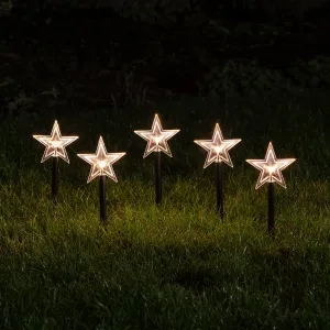 5 Star Christmas Garden Stake Lights