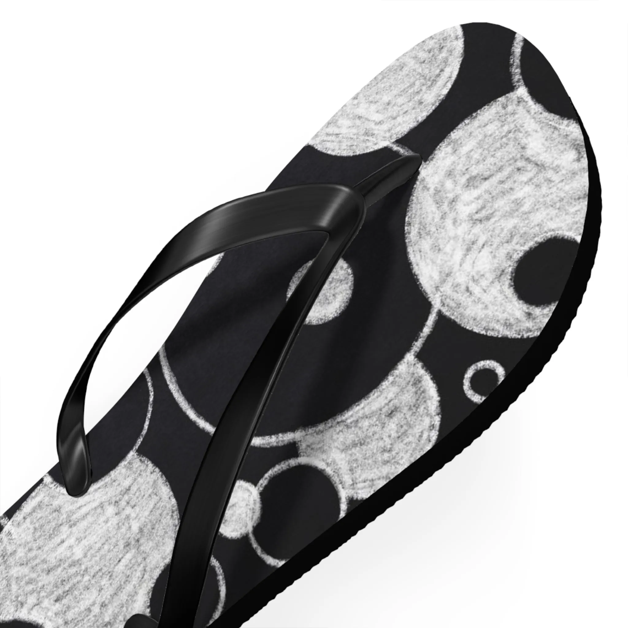 Black Dots - Inovax Flip Flops