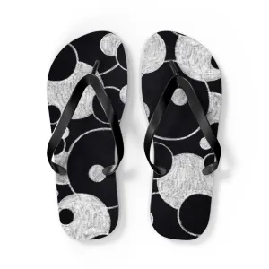 Black Dots - Inovax Flip Flops