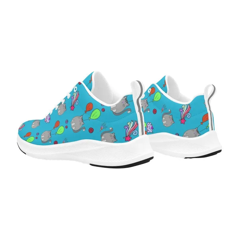 Cats Print Women's Running Shoes