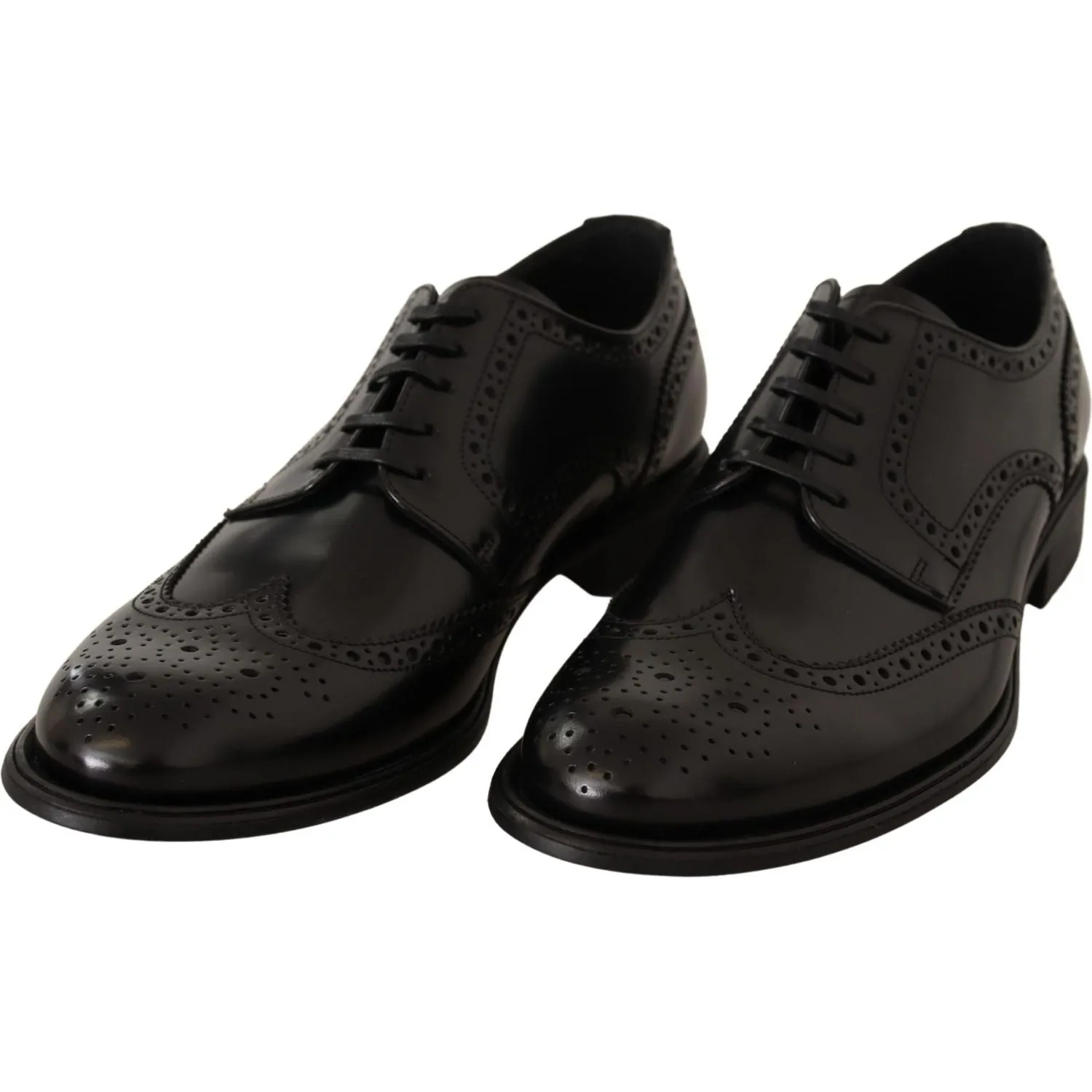 Dolce & Gabbana Elegant Wingtip Derby Oxford Shoes