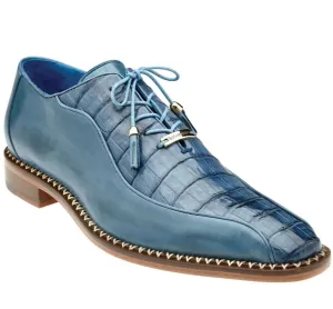 Gabriele Crocodile and Calf Bicycle Toe Oxford by Belvedere