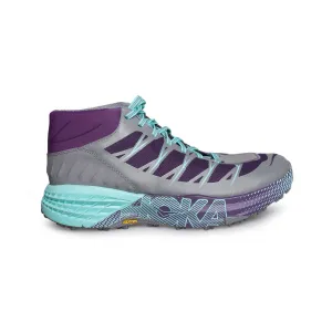 HOKA Speedgoat Mid WP Grape Royale / Alloy Shoes - Women's