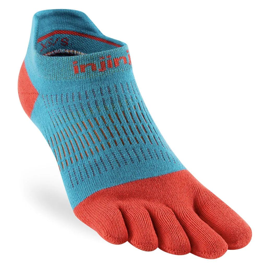 Injinji RUN Womens Lightweight No-Show Running Socks