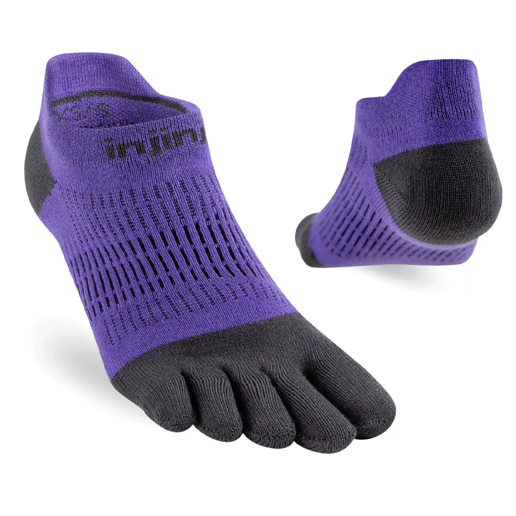 Injinji RUN Womens Lightweight No-Show Running Socks