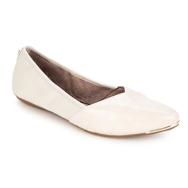 IVY Ballet Flat Shoes - Beige