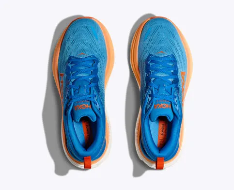 MEN'S HOKA BONDI 8 | COASTAL SKY / VIBRANT ORANGE