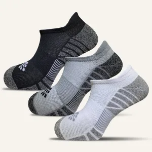 Men's Performance No Show Socks with Tab- 3 Pair