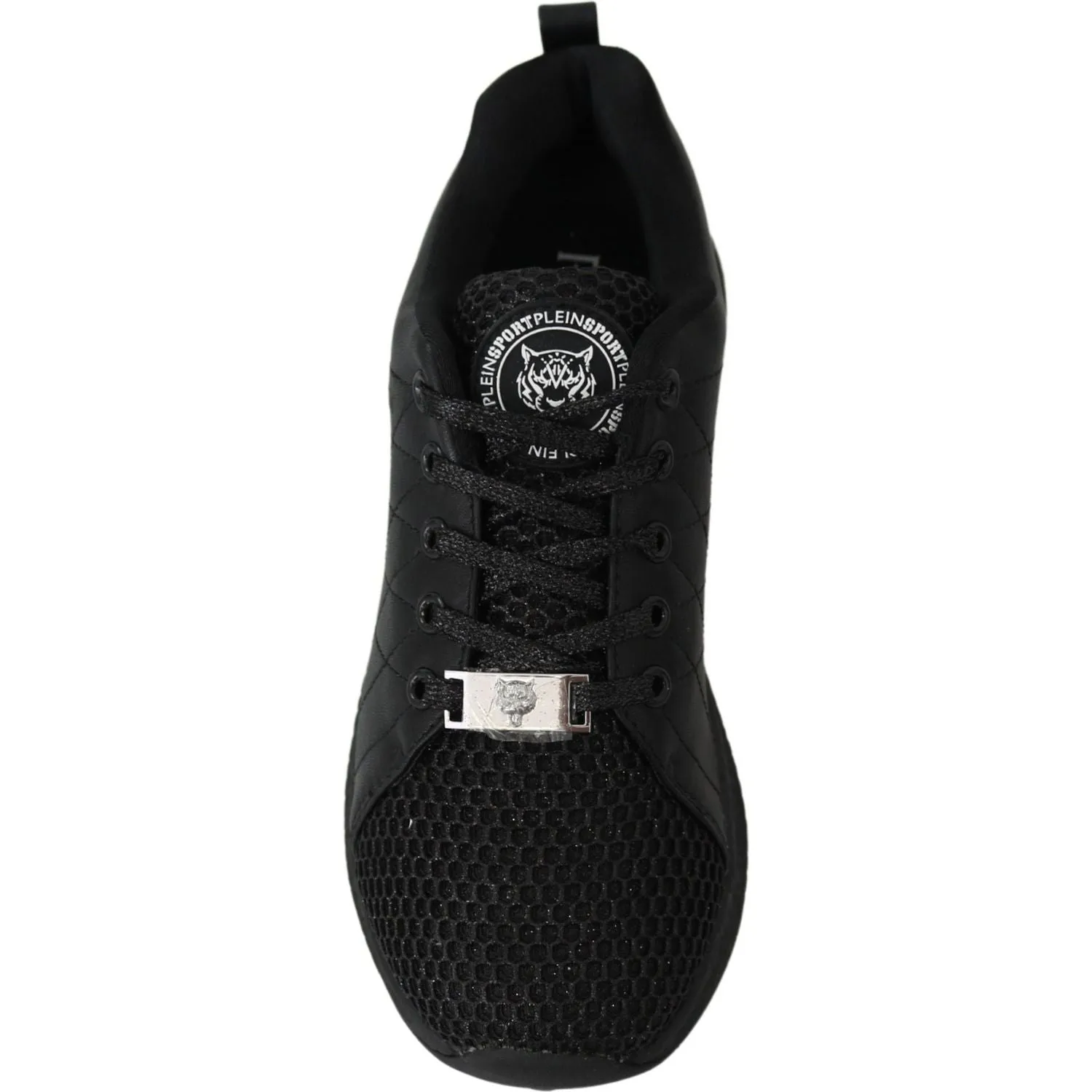 Plein Sport Exquisite Black Runner Gisella Sports Sneakers