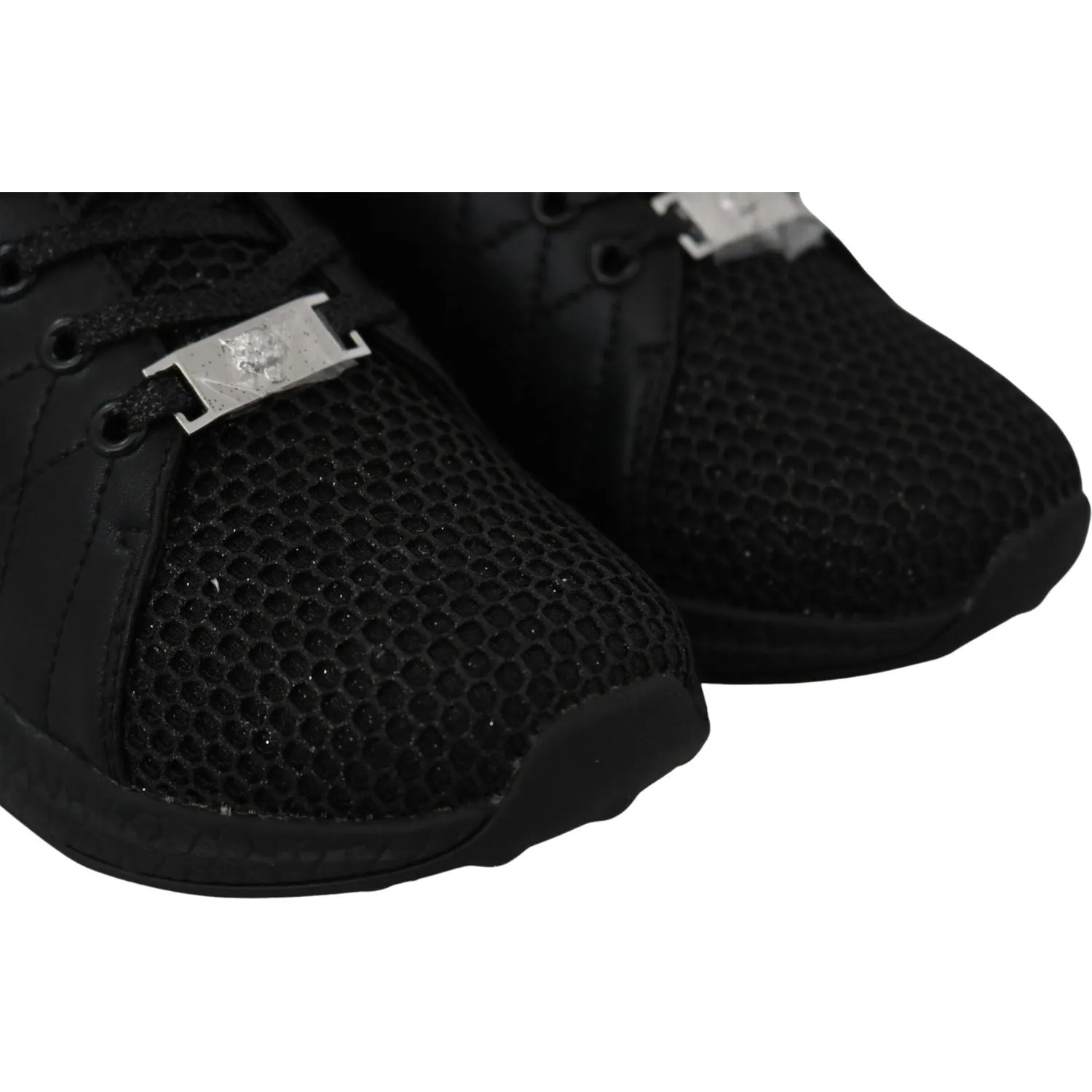 Plein Sport Exquisite Black Runner Gisella Sports Sneakers