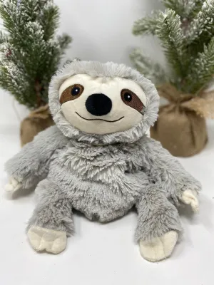 "Warmies" Gray Sloth Plushie