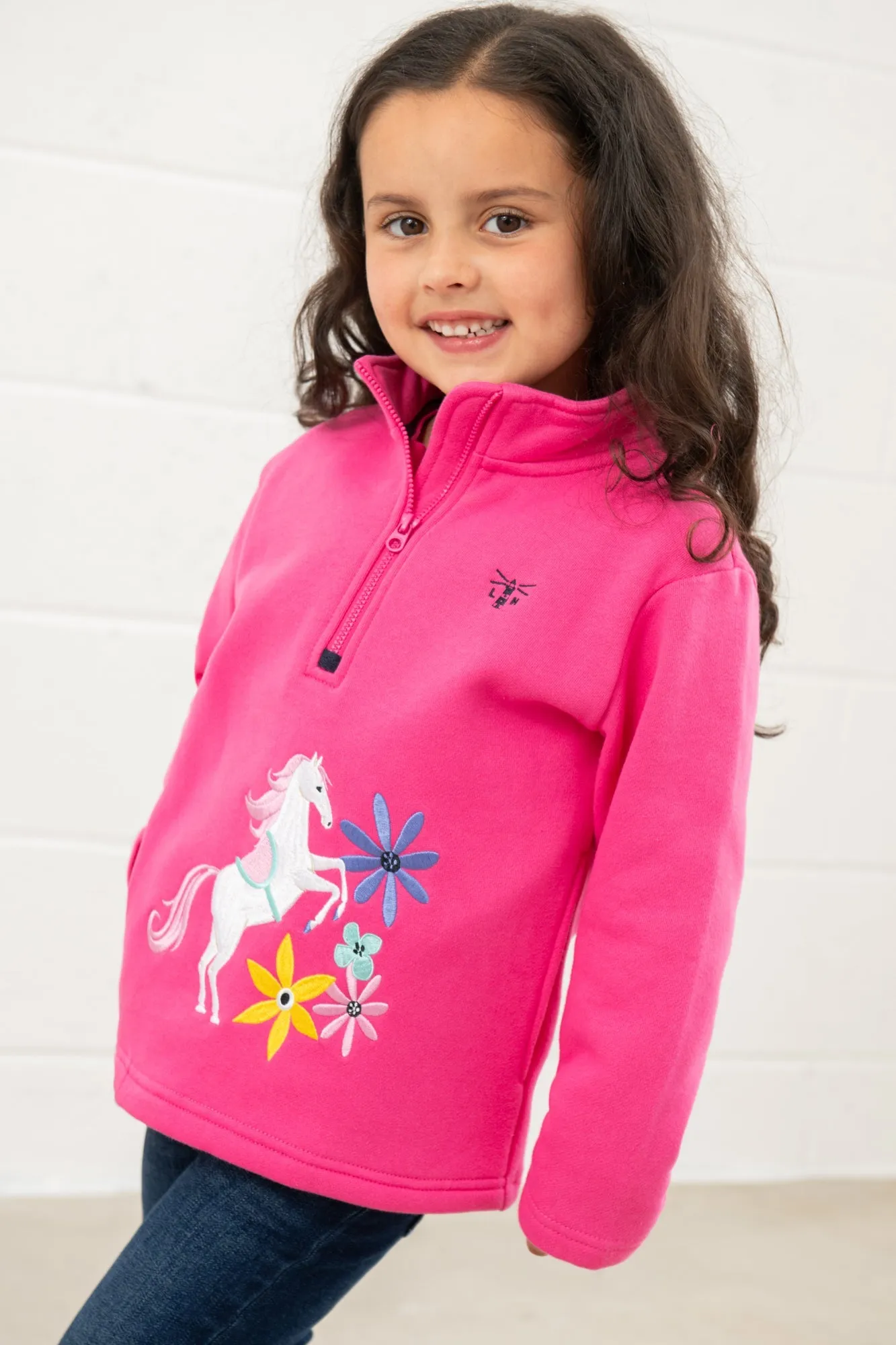 Robyn Sweatshirt - Pink Horse