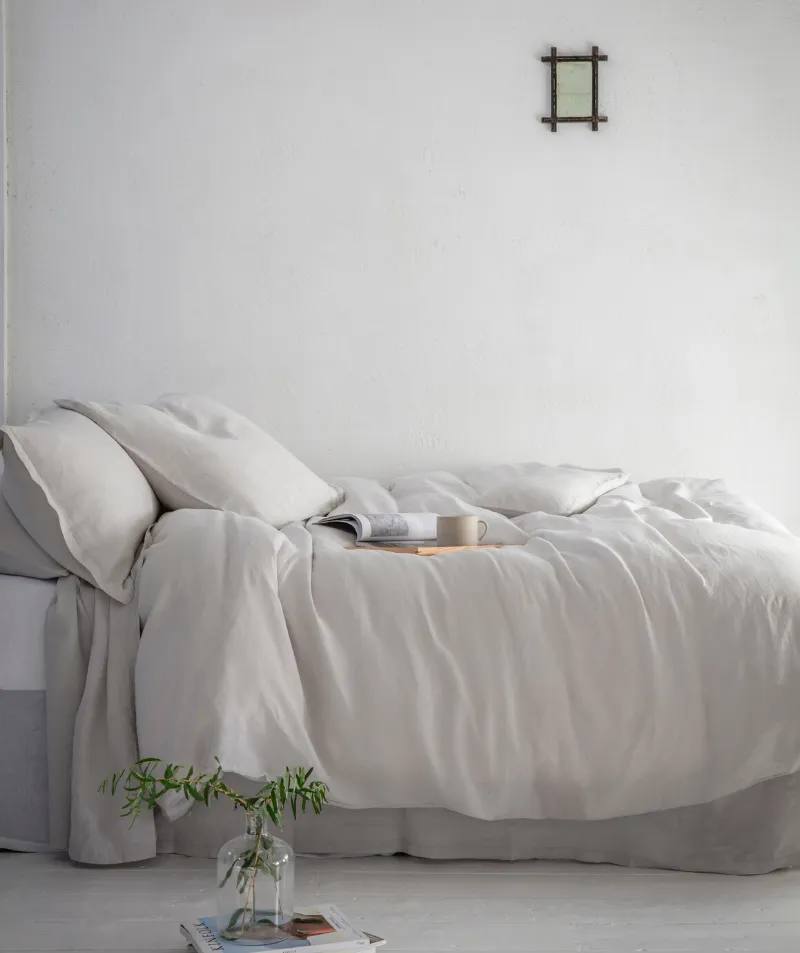 SAMPLE SALE<br>Dove Grey Pillowcase Oxford