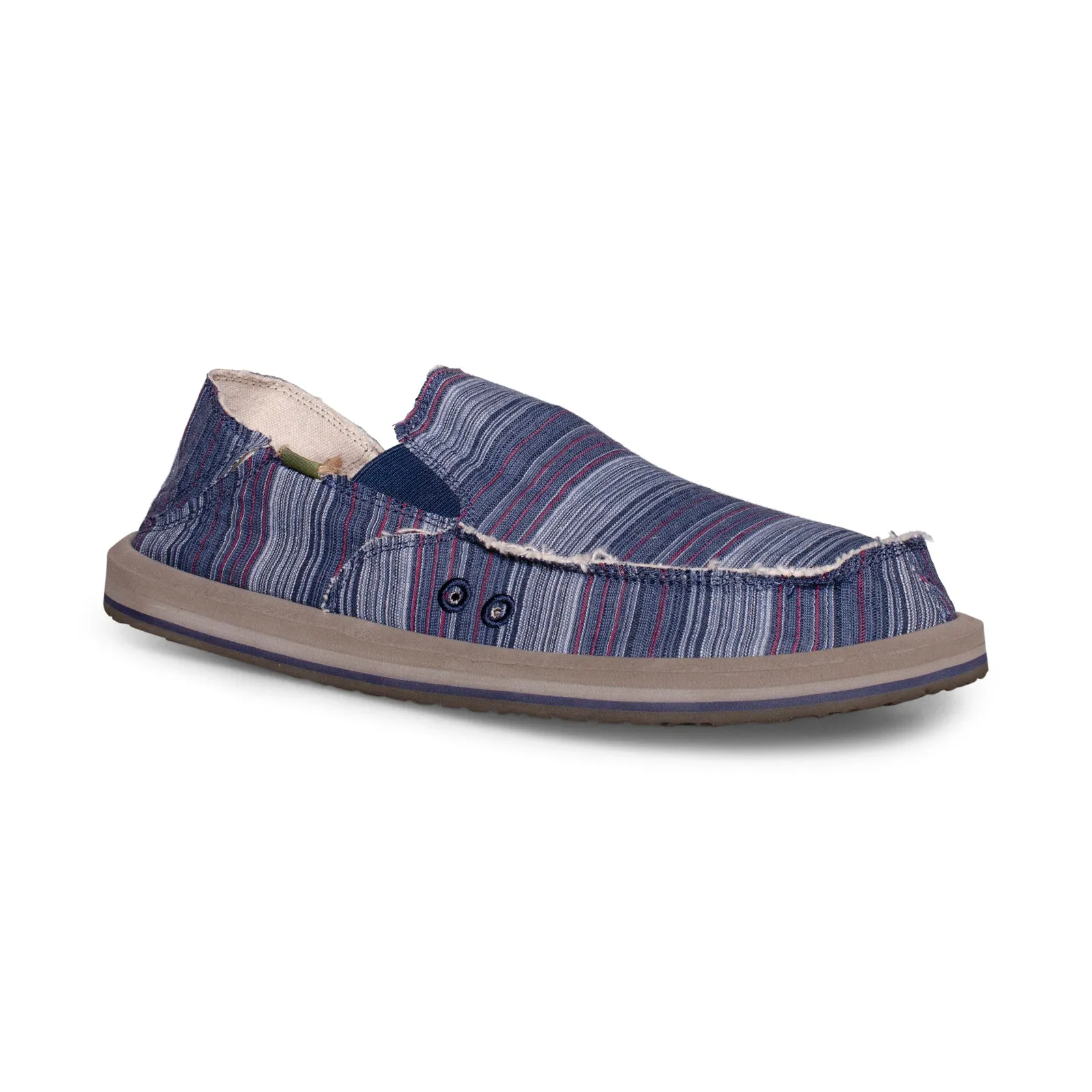 Sanuk x Grateful Dead Vagabond Soft Top Funk Indigo Stripe Shoes - Men's