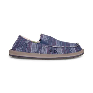 Sanuk x Grateful Dead Vagabond Soft Top Funk Indigo Stripe Shoes - Men's