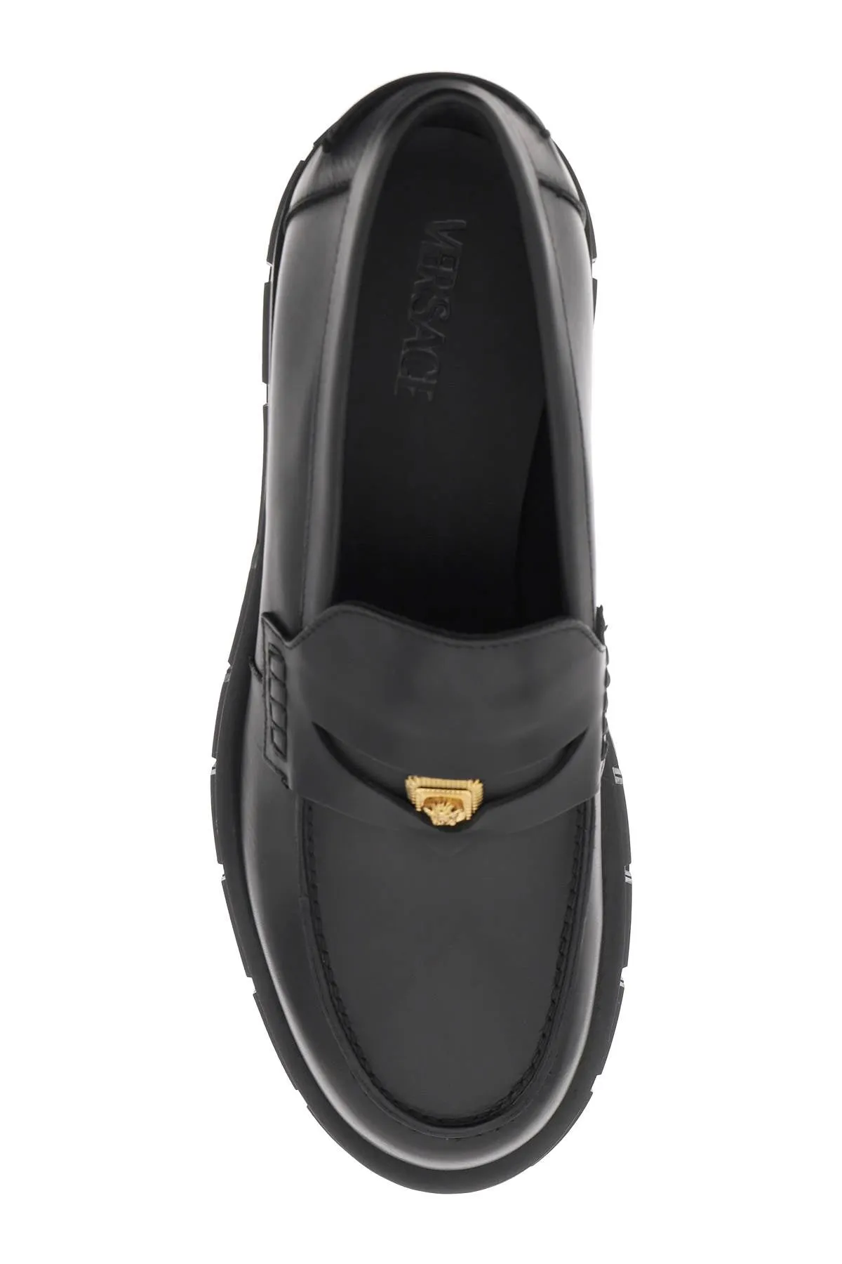 Versace greca portico mocassins